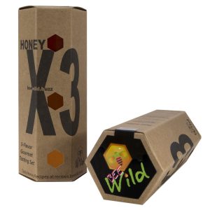 Bee Wild - X3- 3-Flavor Gourmet Honey Tasting Set - Sourwood, Wildflower & Gallberry 3x3oz Jars